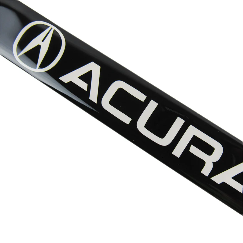 Acura Black Car Door Rear Trunk Side Fenders Bumper Badge Scratch Guard Sticker New 4pcs - Image 6