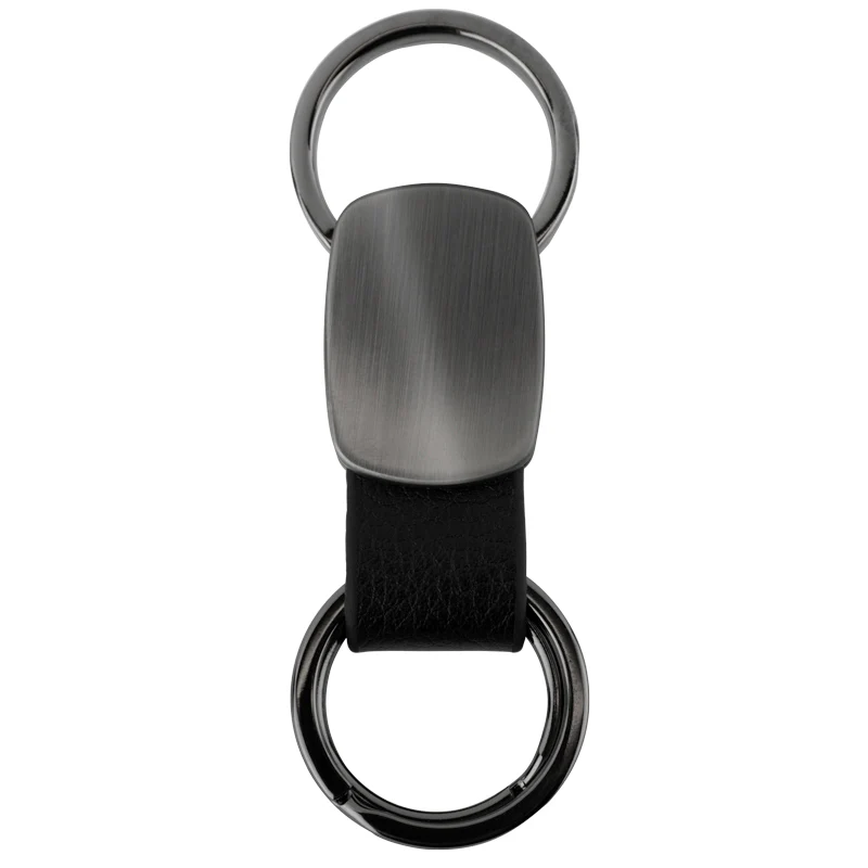 Jeep Gladiator Double Valet Leather Key Fob Key Chain Ring OFFICIAL LICENSED Au-Tomotive Gold - Image 4