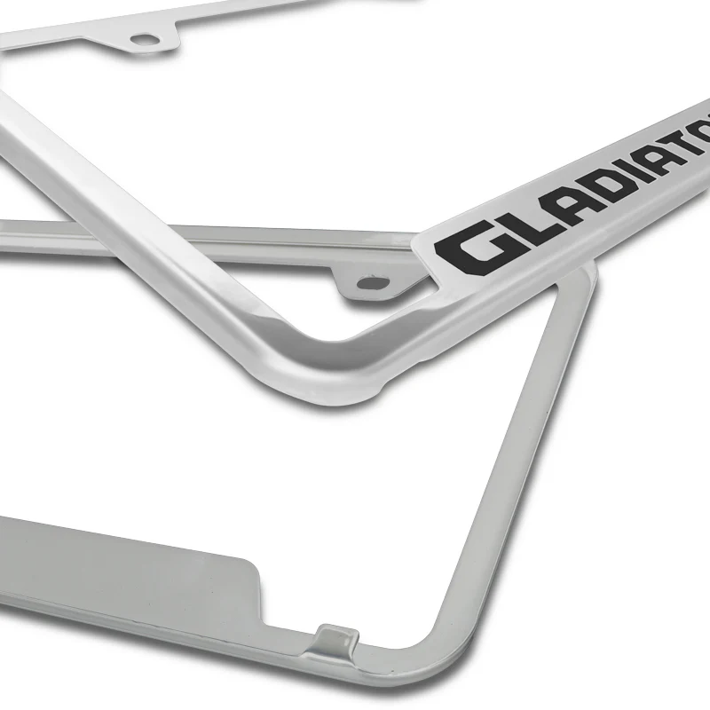 Au-Tomotive Gold for JEEP GLADIATOR Stainless Steel Mirrored Laser Etched License Plate Frame - GF.GLAD.EC - Image 6