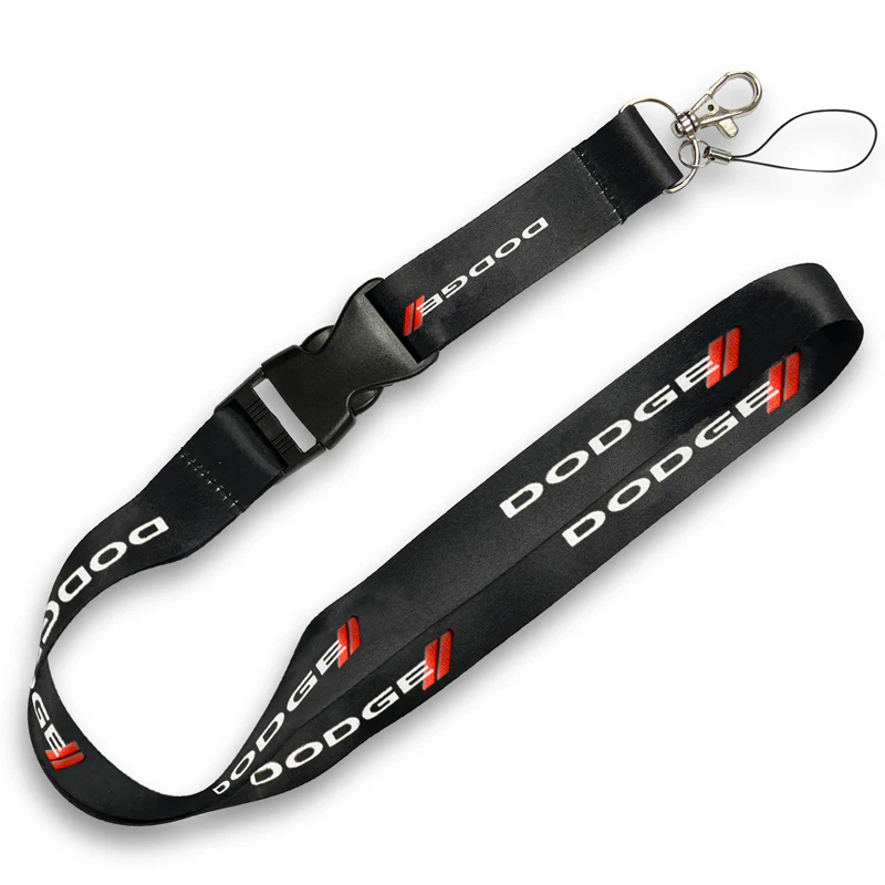 AuTomotive Gold Car Logo Neck Strap Cellphone Lanyard Keyring Key Chain for DODGE CHARGER - Image 2