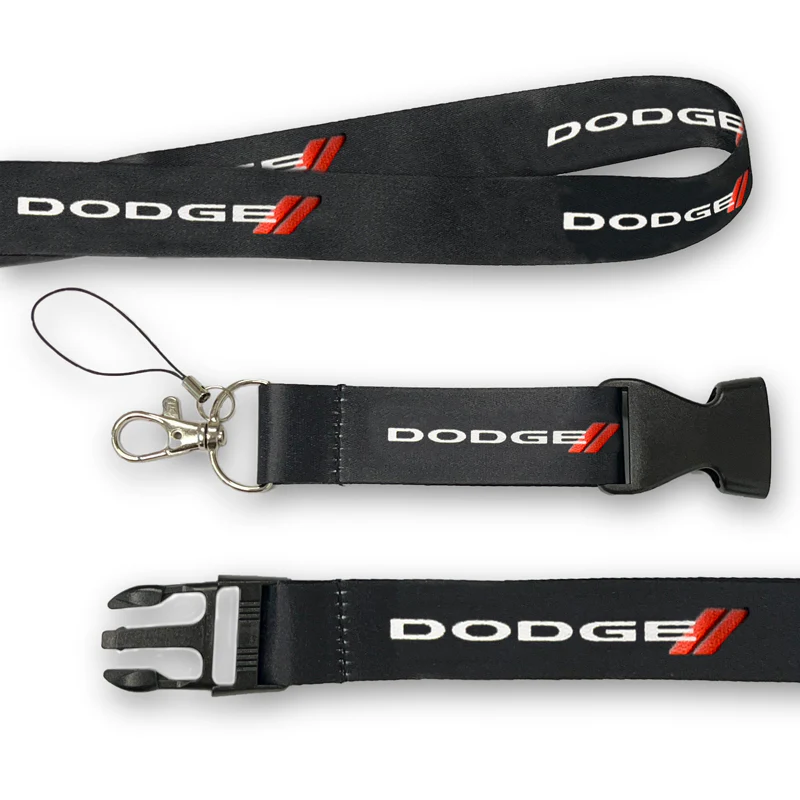 AuTomotive Gold Car Logo Neck Strap Cellphone Lanyard Keyring Key Chain for DODGE CHARGER - Image 4