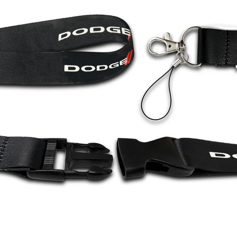 AuTomotive Gold Car Logo Neck Strap Cellphone Lanyard Keyring Key Chain for DODGE CHARGER - Image 8