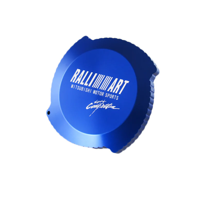 X1 Blue Brand New Ralliart Aluminum Racing Engine Oil Filler Cap For MITSUBISHI - Image 4