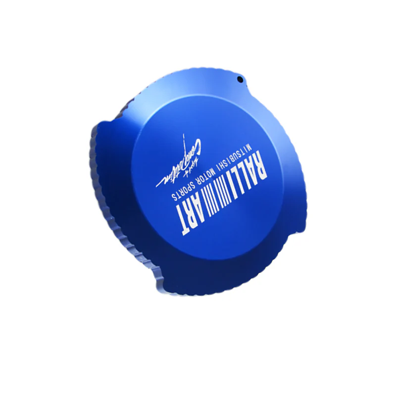 X1 Blue Brand New Ralliart Aluminum Racing Engine Oil Filler Cap For MITSUBISHI - Image 5