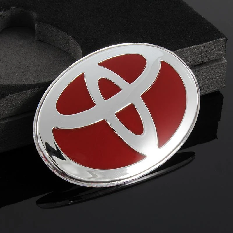 Red TOYOTA MOTORS TRD Racing Set Keychain Metal Key Ring with Steering Wheel Emblem - Image 4