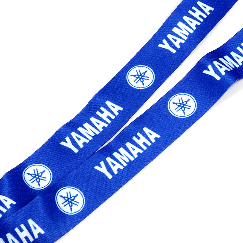 Blue Set of YAMAHA Racing Biker Keychain Lanyard Motorcycle Key chain Strap Tag - Image 3