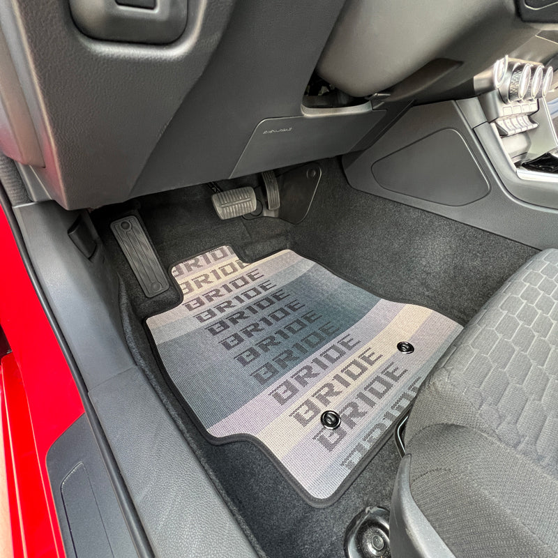 Bride Racing Set Fabric Floor Mats Carpets for 13-20 Scion FRS/Subaru BRZ/ Toyota 86 with Blue Shift Boot Cover - Image 7