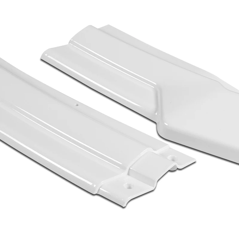 For 2011-2015 Toyota Sienna MP-Style Painted White Front Bumper Body Splitter Spoiler Lip 3PCS - Image 2