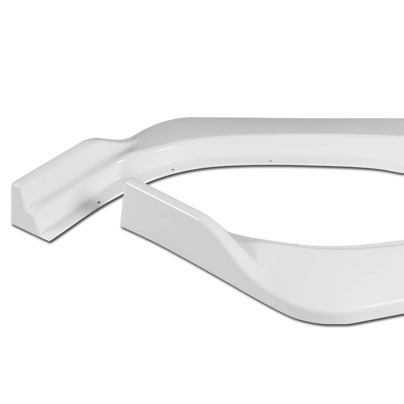 For 2011-2015 Toyota Sienna MP-Style Painted White Front Bumper Body Splitter Spoiler Lip 3PCS - Image 3