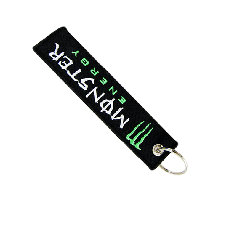 ENERGE DRINK DOUBLE SIDED EMBROIDERED KEYCHAIN For MONSTER CELL HOLDERS KAWASAKI - Image 4