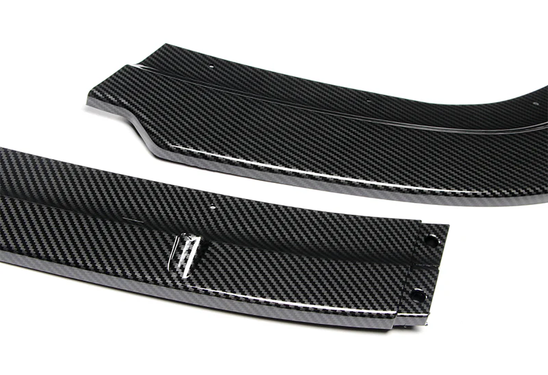 For 1996-1998 Honda Civic JDM CS-Style Carbon Look Front Bumper Body Splitter Spoiler Lip 3PCS - Image 3
