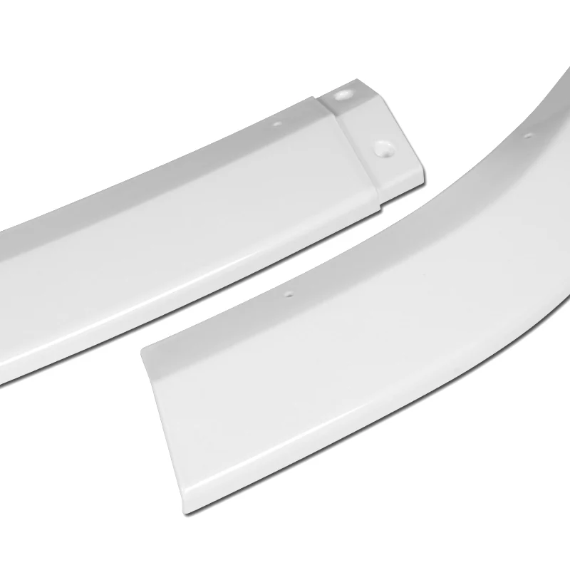For 2003-2005 Nissan 350Z Z33 CT-Style Painted White Front Bumper Body Splitter Spoiler Lip 3PCS - Image 2