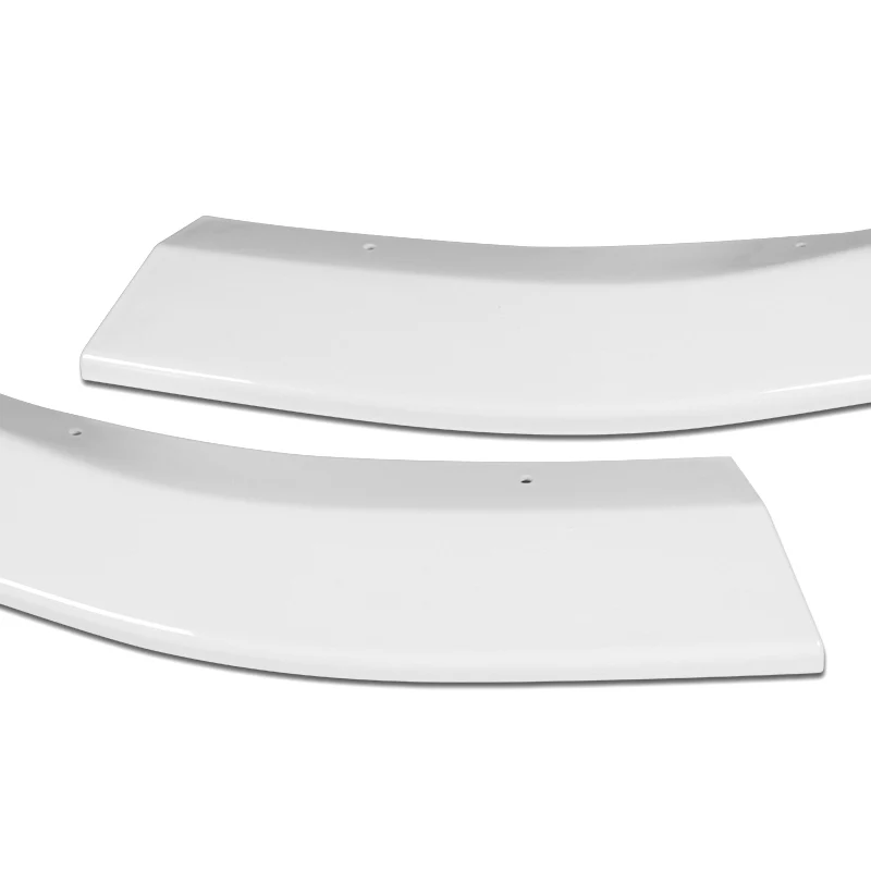 For 2003-2005 Nissan 350Z Z33 CT-Style Painted White Front Bumper Body Splitter Spoiler Lip 3PCS - Image 4