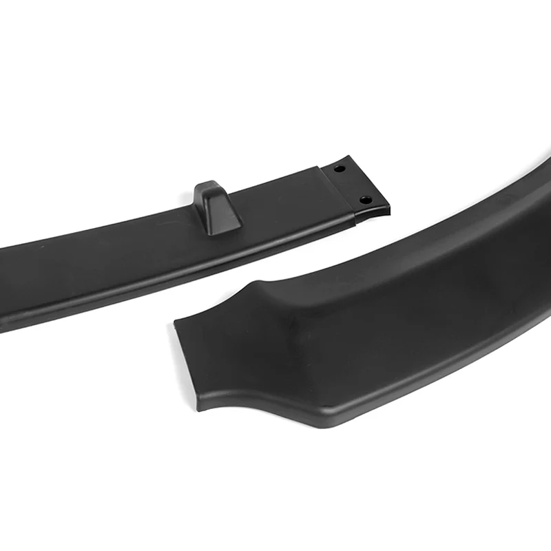 For 2019-2022 BMW G20 G21 3-Series Sport-Line Matte Black Front Bumper Body Splitter Spoiler Lip 3PCS - Image 2