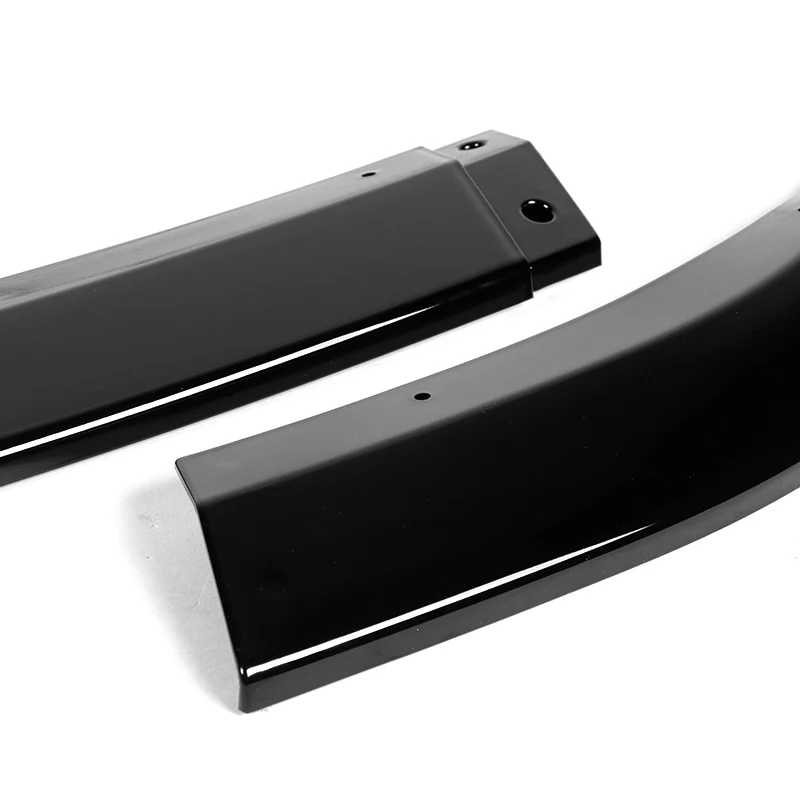 For 2003-2005 Nissan 350Z Z33 CT-Style Painted Black Front Bumper Body Splitter Spoiler Lip 3PCS - Image 2