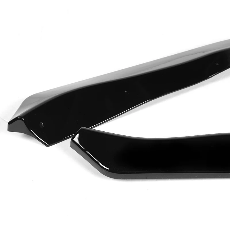 For 2003-2005 Nissan 350Z Z33 CT-Style Painted Black Front Bumper Body Splitter Spoiler Lip 3PCS - Image 4