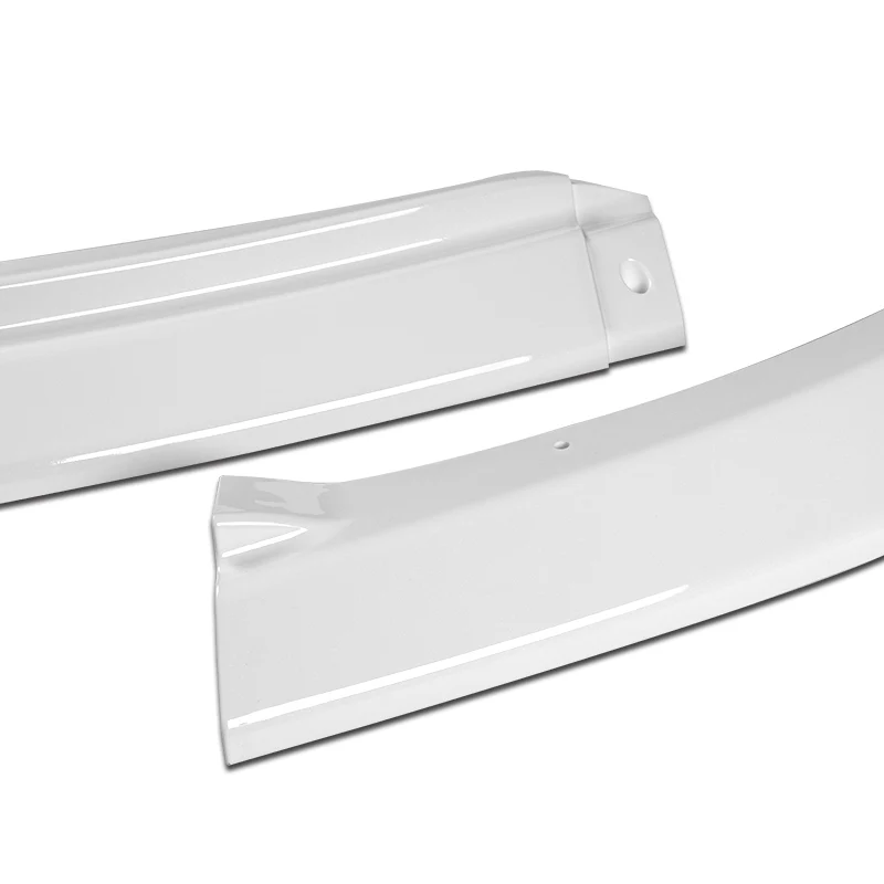 For 2006-2007 Subaru Impreza WRX STi S204 Painted White Front Bumper Body Splitter Spoiler Lip 3PCS - Image 2