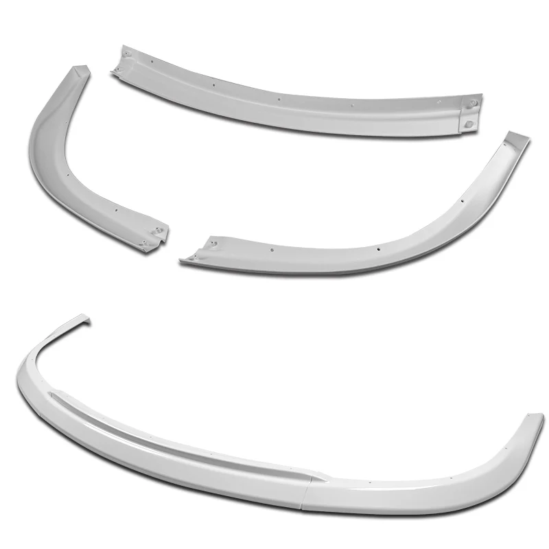 For 2006-2007 Subaru Impreza WRX STi S204 Painted White Front Bumper Body Splitter Spoiler Lip 3PCS - Image 4