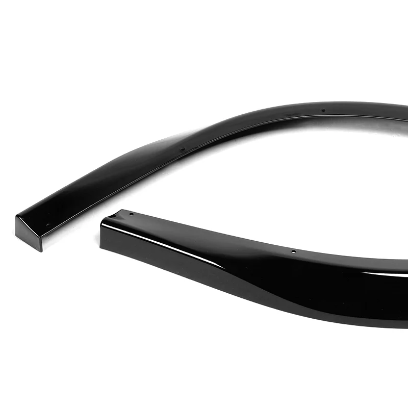 For 2006-2007 Subaru Impreza WRX STi S204 Painted Black Front Bumper Body Splitter Spoiler Lip 3PCS - Image 3