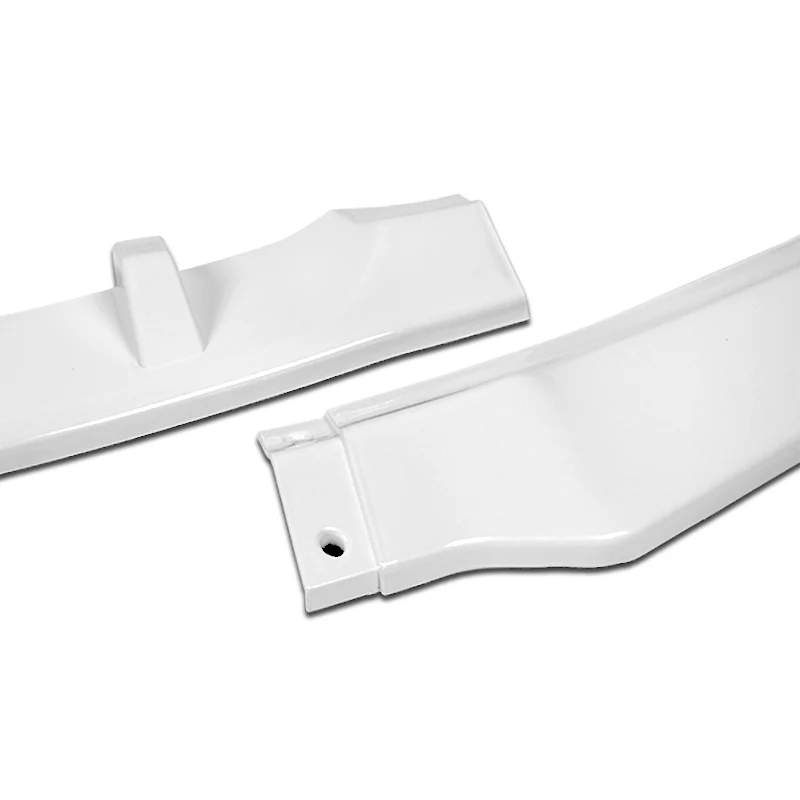 For 2006-2008 BMW E90 E91 3-Series H-Style Painted White Front Bumper Body Splitter Spoiler Lip 3PCS - Image 2