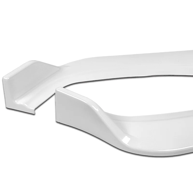 For 2006-2008 BMW E90 E91 3-Series H-Style Painted White Front Bumper Body Splitter Spoiler Lip 3PCS - Image 3