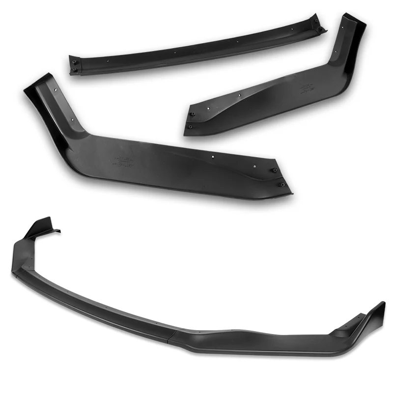 For 2017-2020 Lexus IS-Series AR-Style JDM Matte Black Front Bumper Body Splitter Spoiler Lip 3PCS - Image 4