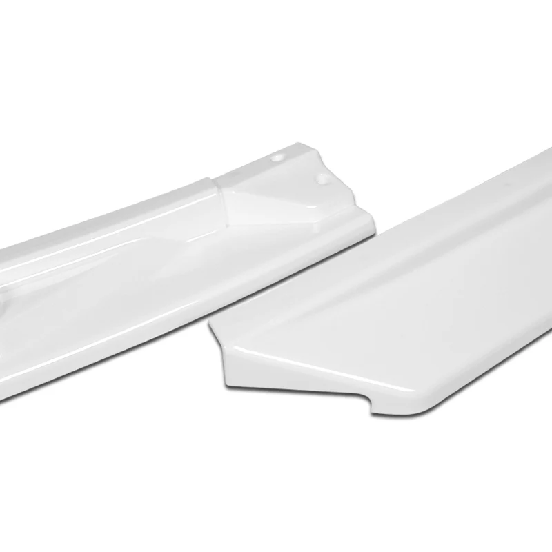 For 2008-2013 Infiniti G37 Coupe Painted White Sport Front Bumper Body Splitter Spoiler Lip 3PCS - Image 3