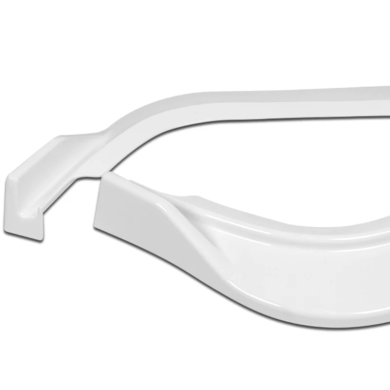 For 2008-2013 Infiniti G37 Coupe Painted White Sport Front Bumper Body Splitter Spoiler Lip 3PCS - Image 4
