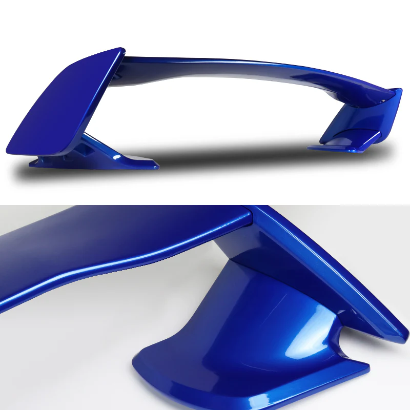 For 2008-2014 Subaru Impreza WRX Painted Blue ABS Rear Trunk Spoiler Wing - Image 2