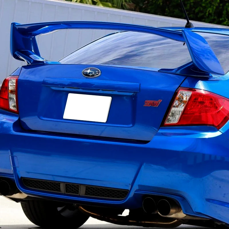 For 2008-2014 Subaru Impreza WRX Painted Blue ABS Rear Trunk Spoiler Wing - Image 5