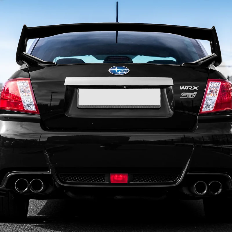 For 2008-2014 Subaru Impreza WRX Painted Black ABS Rear Trunk Spoiler Wing - Image 5