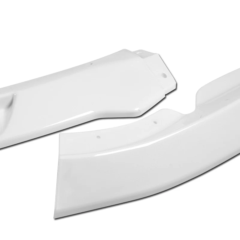 For 2009-2012 Nissan 370Z Z34 CT-Style Painted White Front Bumper Body Splitter Spoiler Lip 3PCS - Image 2
