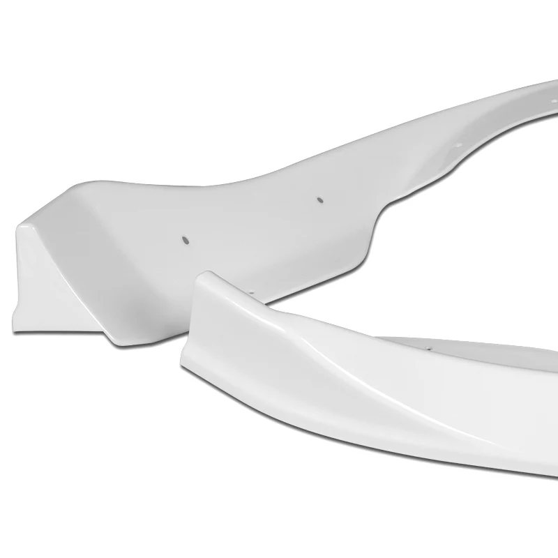 For 2009-2012 Nissan 370Z Z34 CT-Style Painted White Front Bumper Body Splitter Spoiler Lip 3PCS - Image 4