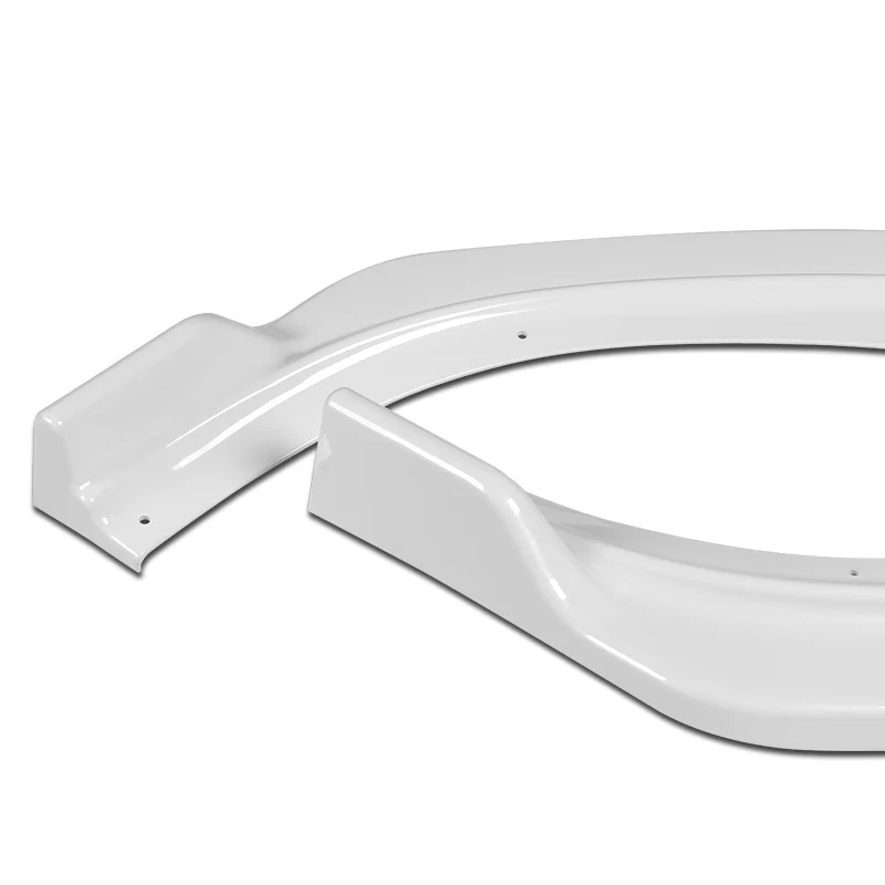 For 2010-2013 Infiniti G37 Sedan 4DR Painted White JDM Front Bumper Body Splitter Spoiler Lip 3PCS - Image 2