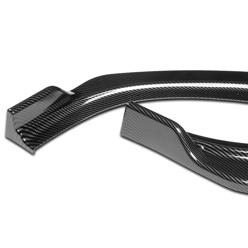 For 2010-2013 Infiniti G37 Sedan 4DR Carbon Look JDM Front Bumper Body Splitter Spoiler Lip 3PCS - Image 3