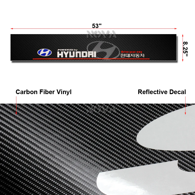 2011-2013 Hyundai Elantra Set of Painted Black Sedan Front Bumper Spoiler Splitter Lip with Windshield Banner - Image 4