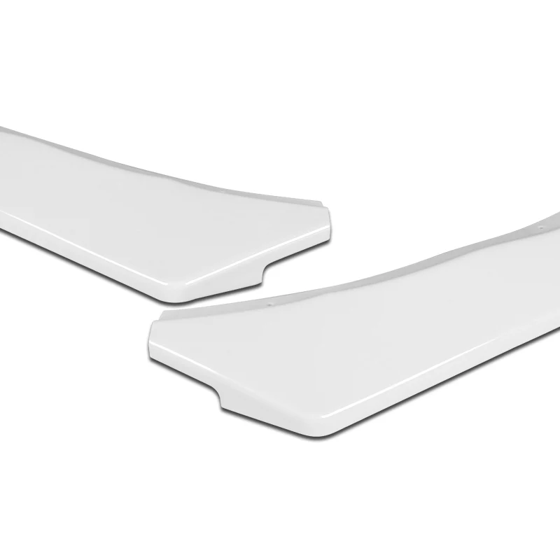 For 2011-2013 Kia Optima STP-Style Painted White Front Bumper Body Splitter Spoiler Lip 3PCS - Image 2