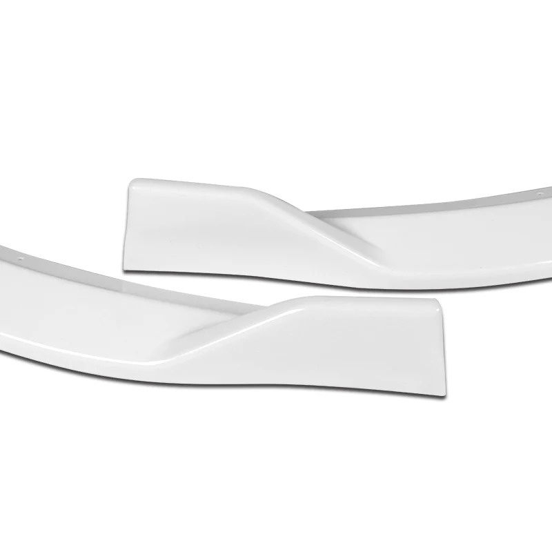 For 2011-2013 Kia Optima STP-Style Painted White Front Bumper Body Splitter Spoiler Lip 3PCS - Image 4