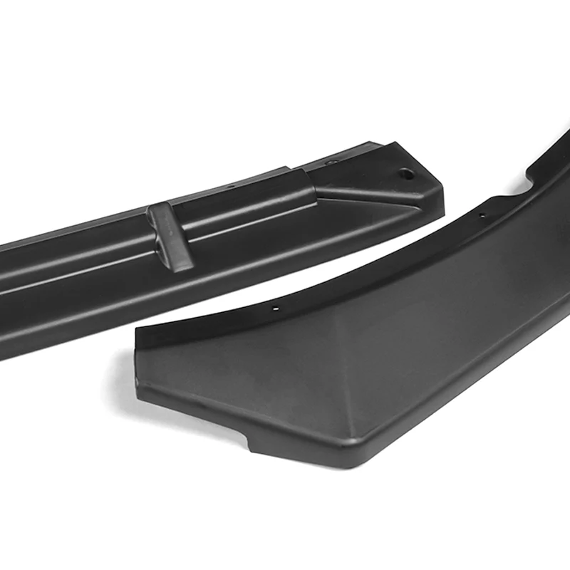 For 2014-2015 Kia Optima STP-Style Matte Black Front Bumper Body Splitter Spoiler Lip 3PCS - Image 2
