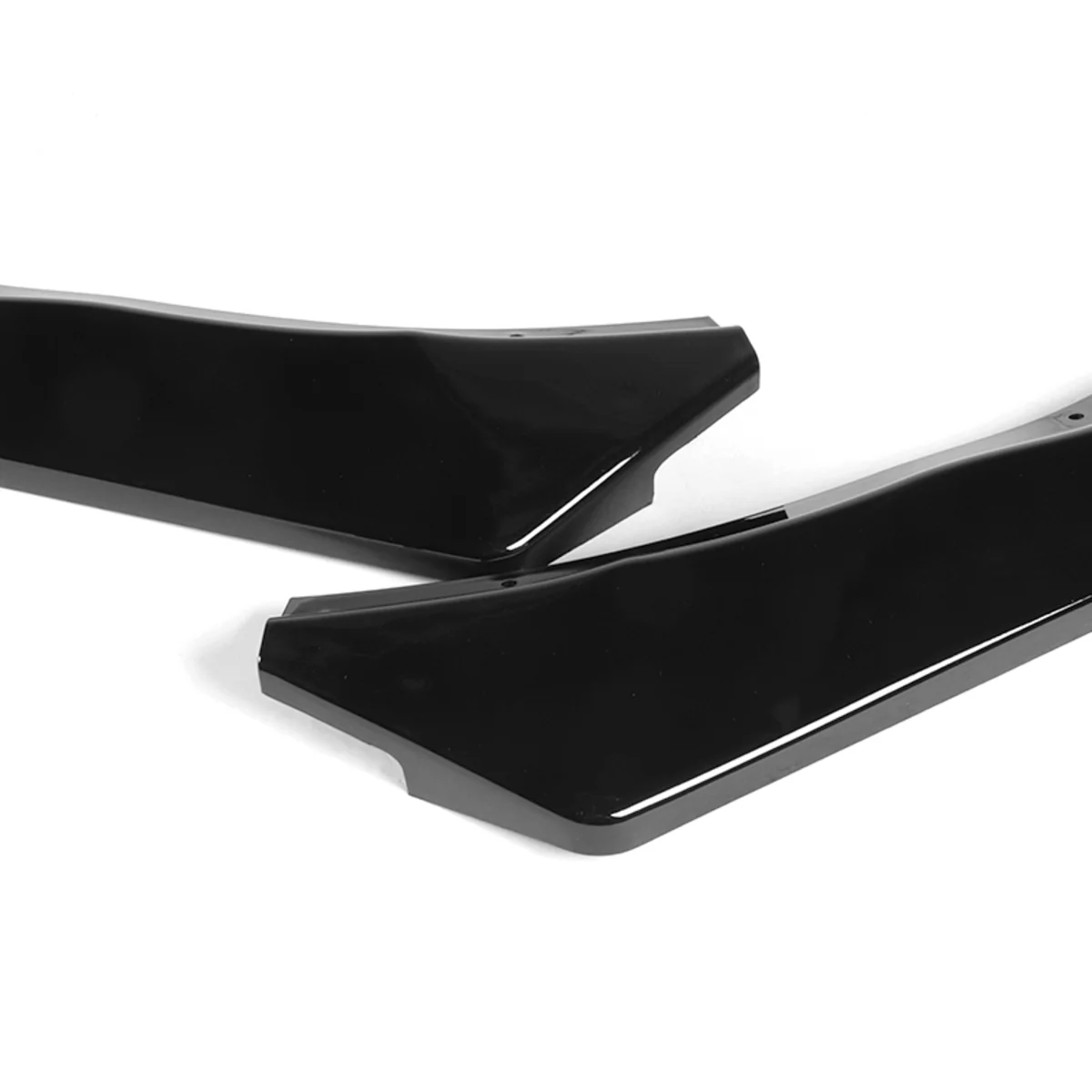 For 2011-2013 Kia Optima STP-Style Painted Black Front Bumper Body Splitter Spoiler Lip 3PCS - Image 4