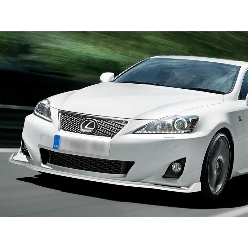 For 2011-2013 Lexus IS250 IS350 Painted White Front Bumper Body Splitter Spoiler Lip 3PCS - Image 5