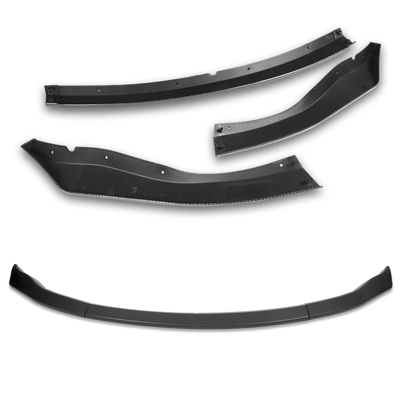 For 2006-2009 Nissan 350Z Z33 GT-Style Matte Black Front Bumper Body Splitter Spoiler Lip 3PCS - Image 3