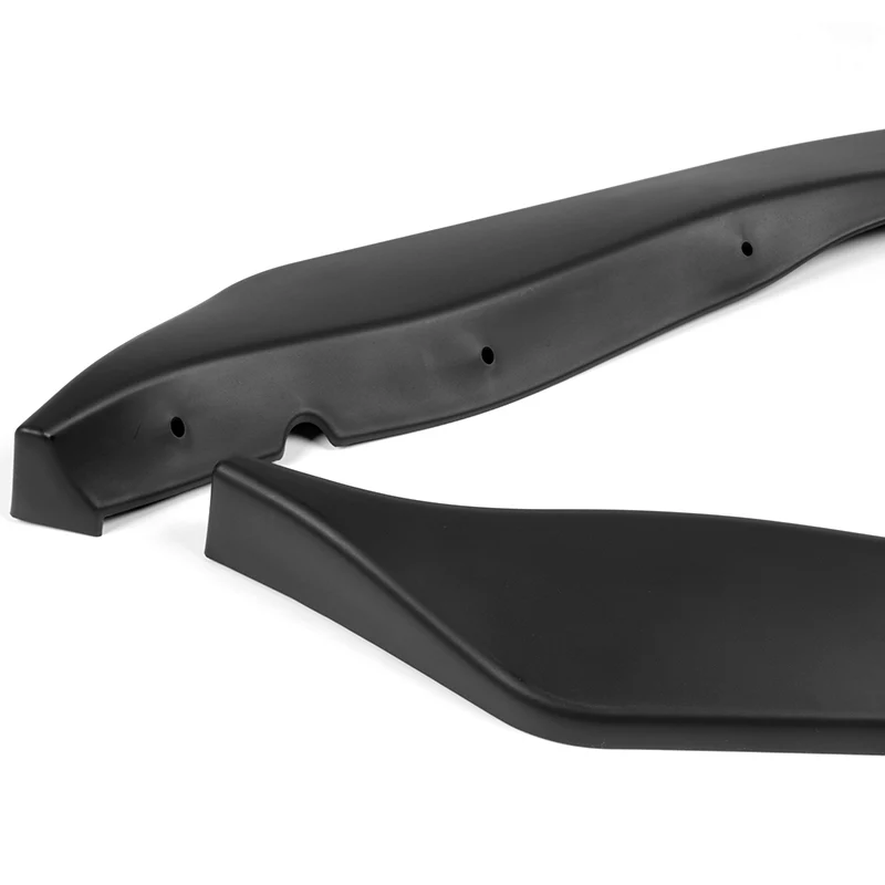 For 2006-2009 Nissan 350Z Z33 GT-Style Matte Black Front Bumper Body Splitter Spoiler Lip 3PCS - Image 4
