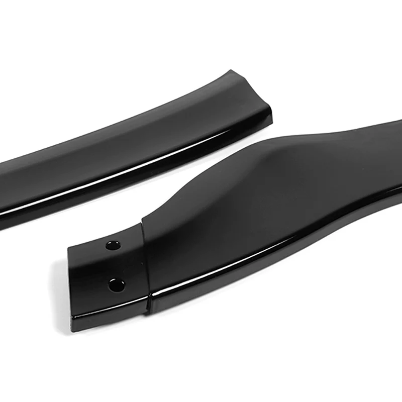 For 2011-2013 Lexus IS250 IS350 Painted Black Front Bumper Body Splitter Spoiler Lip 3PCS - Image 2