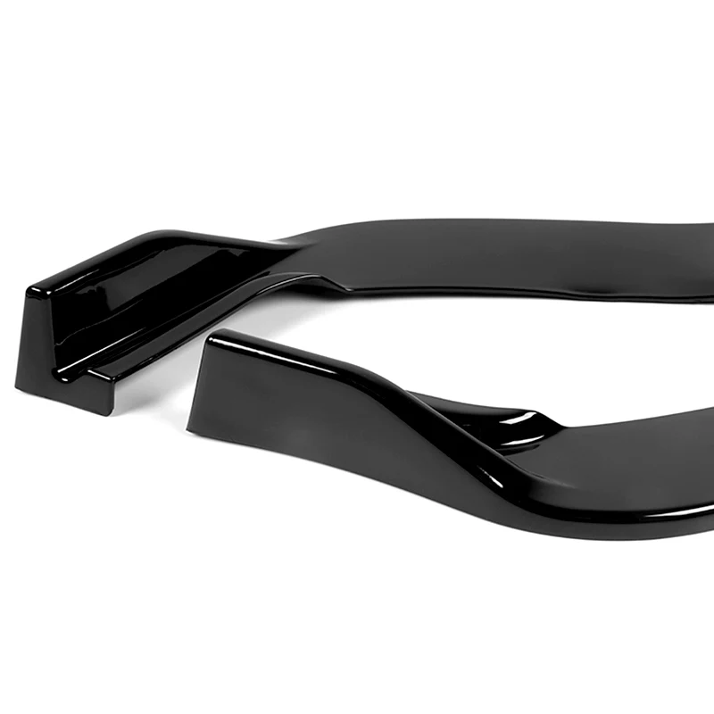 For 2011-2013 Lexus IS250 IS350 Painted Black Front Bumper Body Splitter Spoiler Lip 3PCS - Image 3