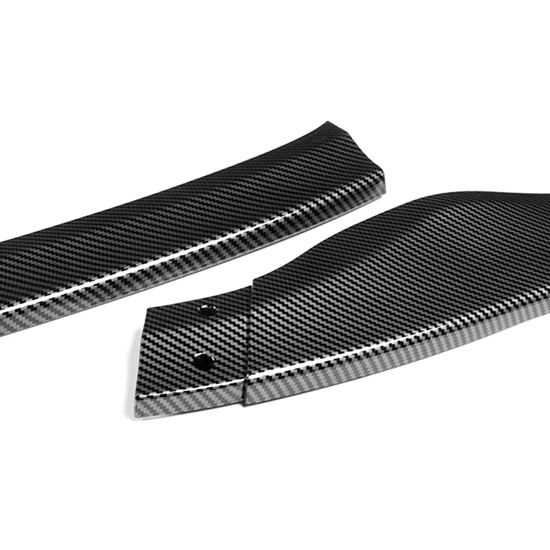 For 2011-2013 Lexus IS250 IS350 Carbon Look Front Bumper Body Splitter Spoiler Lip 3PCS - Image 2