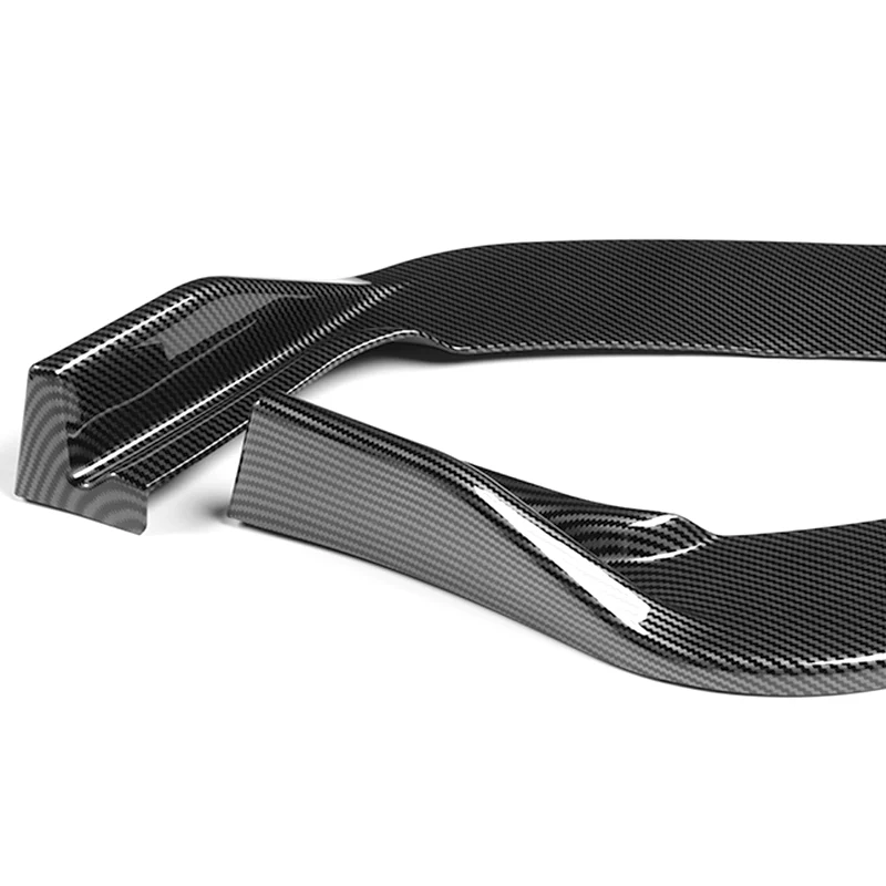 For 2011-2013 Lexus IS250 IS350 Carbon Look Front Bumper Body Splitter Spoiler Lip 3PCS - Image 3