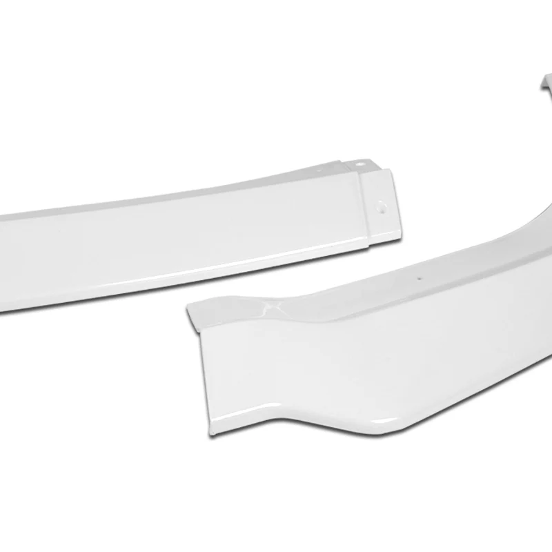 For 2011-2014 Dodge Charger SRT Painted White Front Bumper Body Splitter Spoiler Lip 3PCS - Image 2