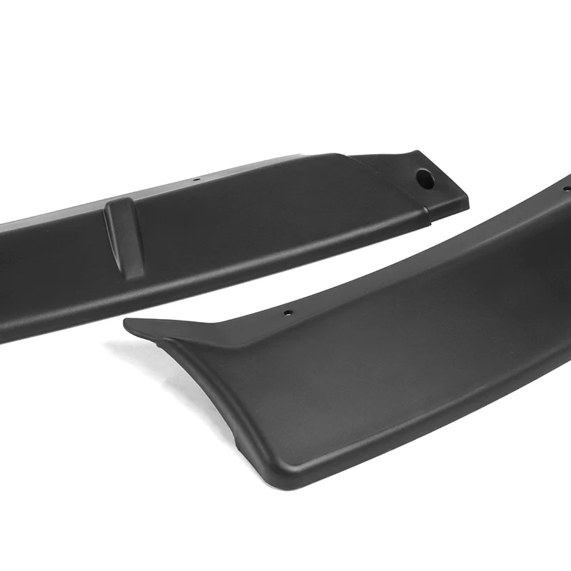 For 2014-2016 Toyota Corolla Base L/LE Model Matte Black Front Bumper Body Splitter Spoiler Lip 3PCS - Image 2