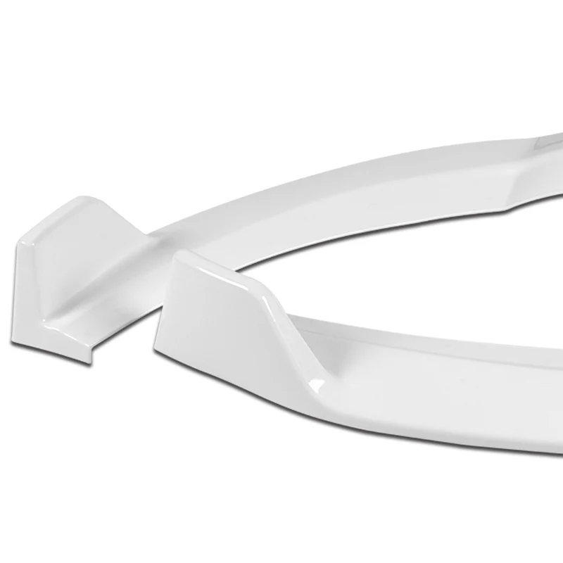 For 2011-2014 Hyundai Sonata STP-Style Painted White Sport Front Bumper Body Splitter Spoiler Lip 3PCS - Image 3